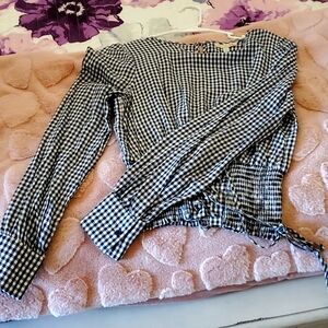 GB Checkered Blouse Medium